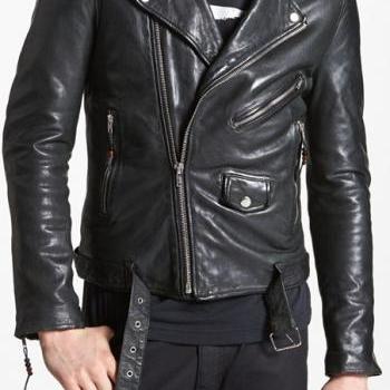 Biker Leather Jackets Mens - Jacket